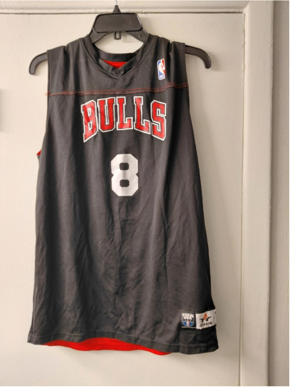 Men's Alleson NBA Chicago Bulls Basketball Reversible Medium Jersey M
